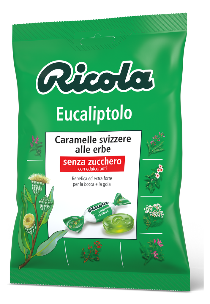 Льодяники Ricola Eucaliptolo Швейцарські трави 70 г T1004 (P-6910806231192)