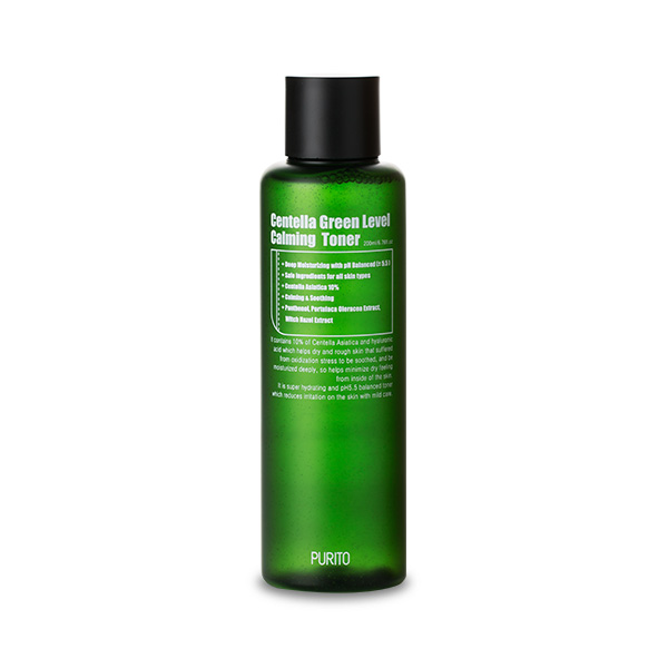Тонер Purito Centella Green Level Calming Toner безспиртовой 200 мл
