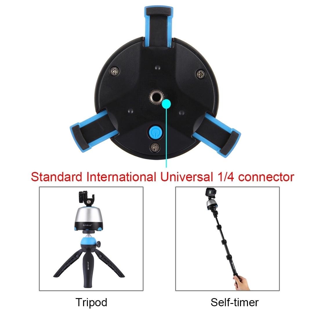 Держатель головка PU362L от Puluz для камер и смартфонов вращающийся моторизированный (10840278) - фото 6