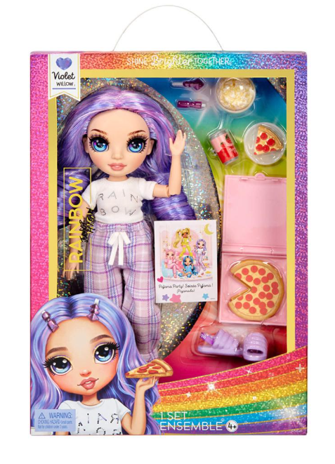 Лялька Rainbow High Junior High PJ Party ВІОЛЕТТА з аксессуарами (MTT-189282) Лялька Rainbow High Junior High PJ Party ВІОЛЕТТА з аксессуарами (MTT-189282)