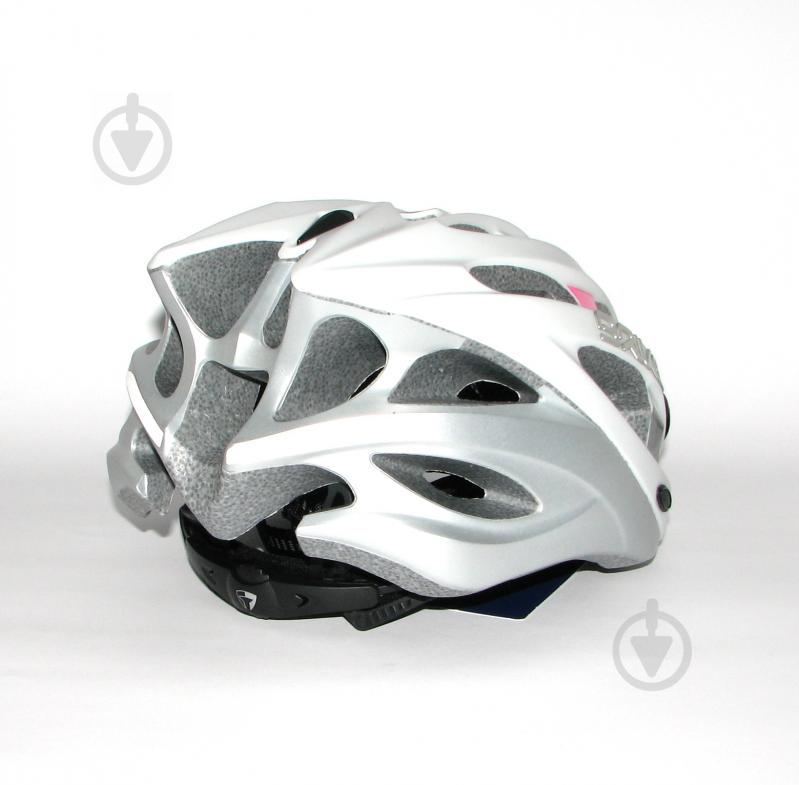 Велошлем Briko Quarter White-Pink-Silv M - фото 2