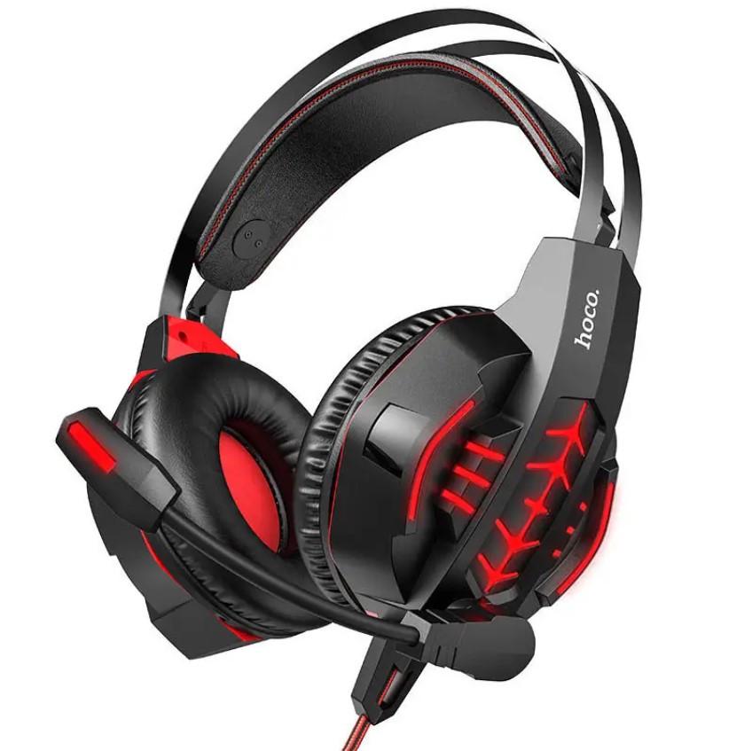 Навушники геймерські Hoco W102 Cool Tour Gaming Red (2372545847)
