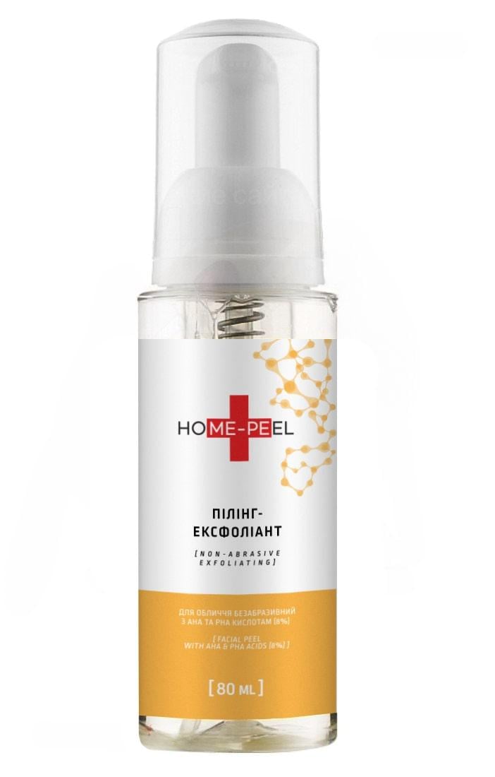 Пилинг-эксфолиант для лица безабразивный Home-Peel с АНА и РНА кислотами 8% 80 мл (h_p0502) Пилинг-эксфолиант для лица безабразивный Home-Peel с АНА и РНА кислотами 8% 80 мл (h_p0502)