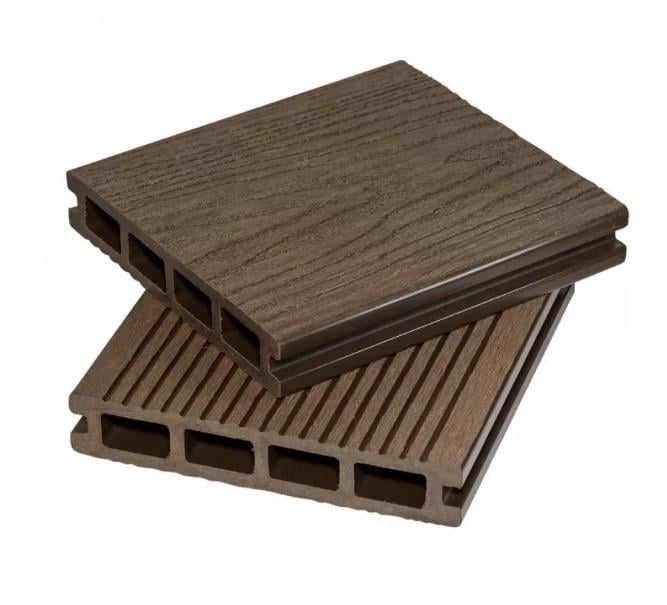 Терасна дошка ДПК Renwood Classic 3D 140х25х4000 мм Темно-коричневий - фото 1 Терасна дошка ДПК Renwood Classic 3D 140х25х4000 мм Темно-коричневий - фото 1