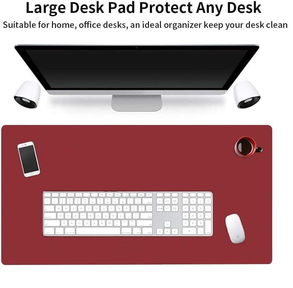 Ігрова поверхня Desk Mat Ultra Slim 900x400x1,8 мм Burgundy/Orange - фото 2 Ігрова поверхня Desk Mat Ultra Slim 900x400x1,8 мм Burgundy/Orange - фото 2