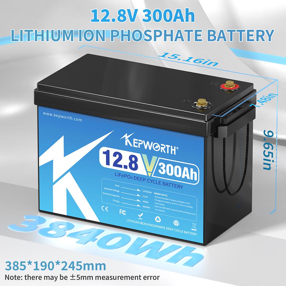 Аккумулятор Kepworth LiFePO4 12V 300Ah 3840W с зарядным устройством BMS (K12300385) - фото 5