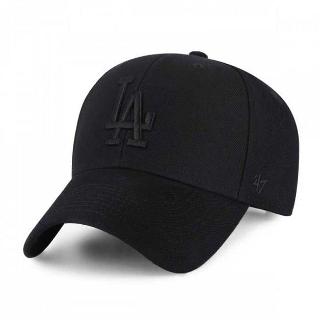 Кепка 47 Brand MVP DODGERS SURE SHOT SNAPBACK Черный (OSFA BCWS-SUMVP12WBP-BK81)