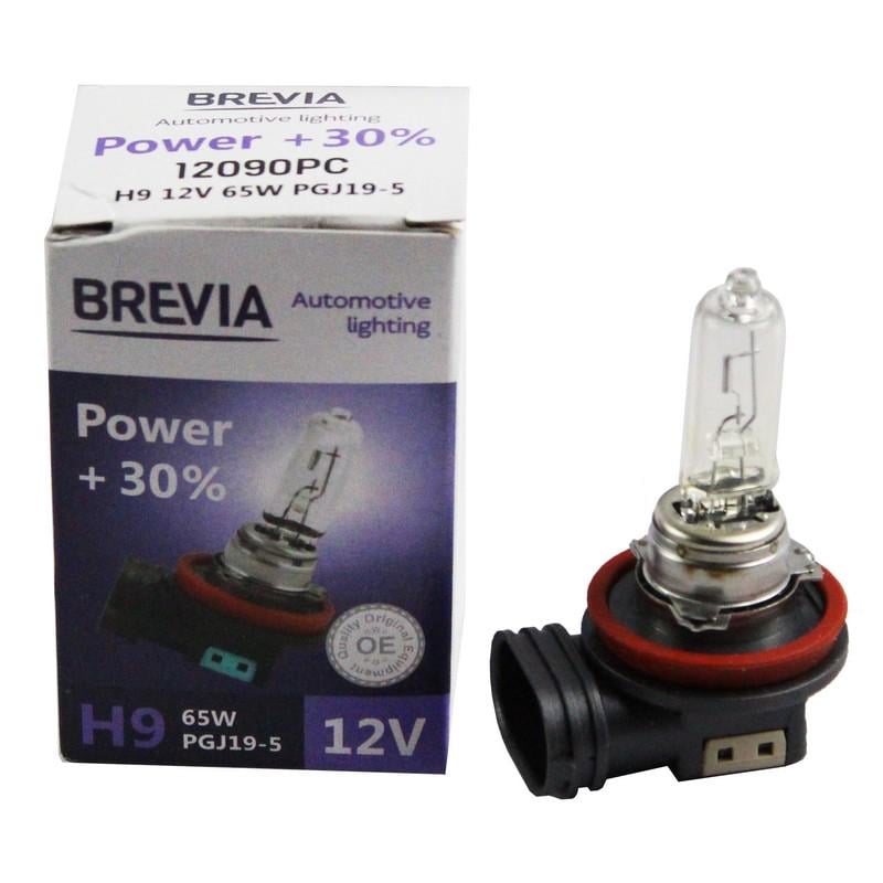 Галогеновая лампа Brevia H9 Power +30% (12090PC)