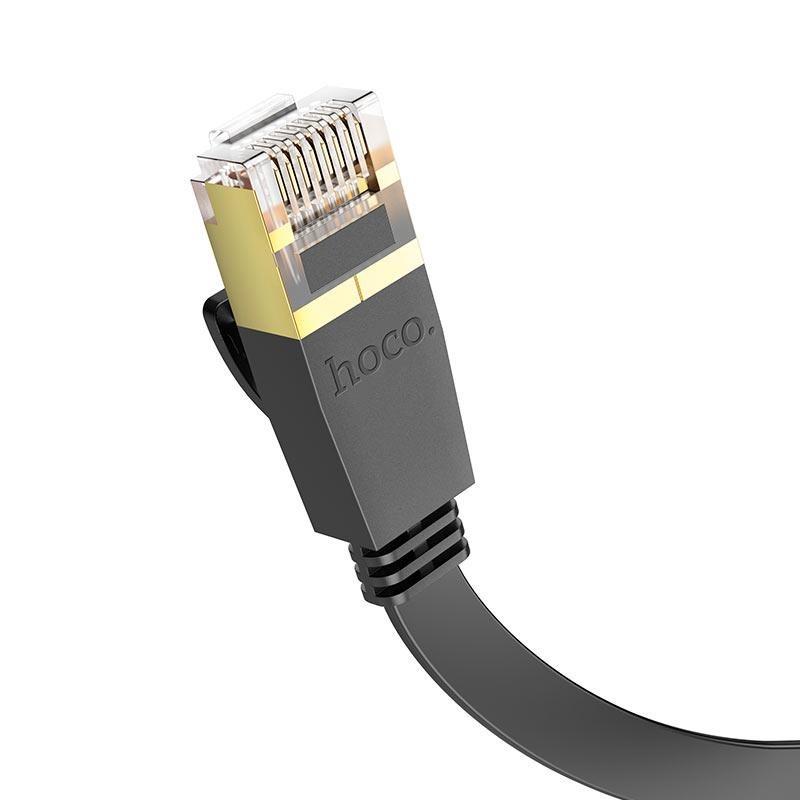 Кабель мережевий Hoco RJ45 US07 General 20 м Black (020459) - фото 3