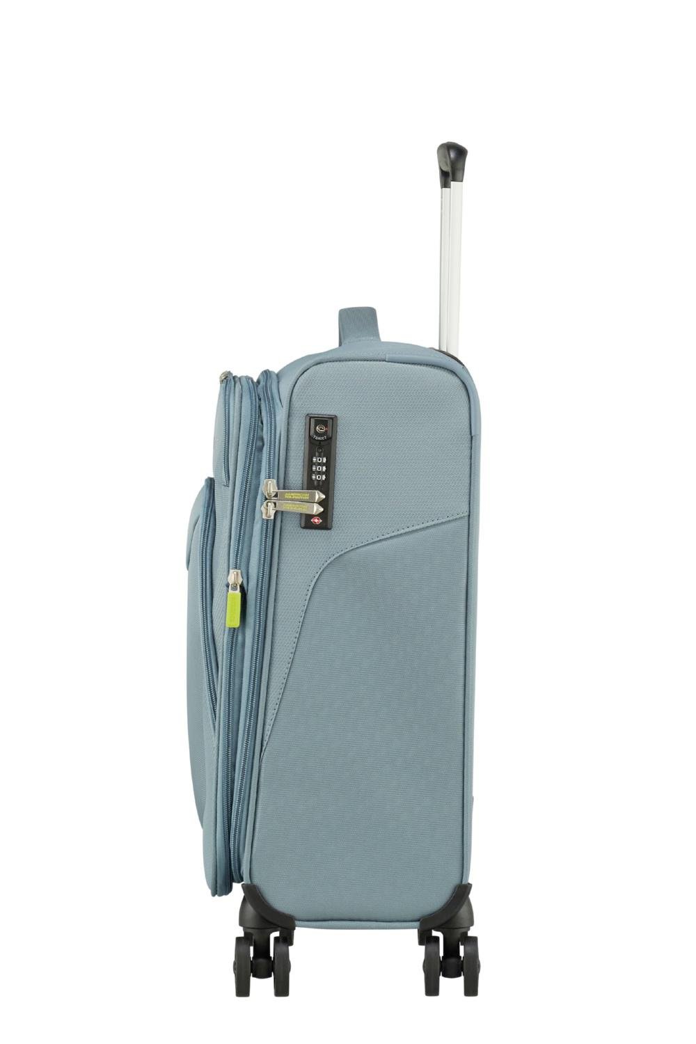 Валіза з розширенням American Tourister Summerfunk 55x40x23/25 см Сірий (78G-08003) - фото 6