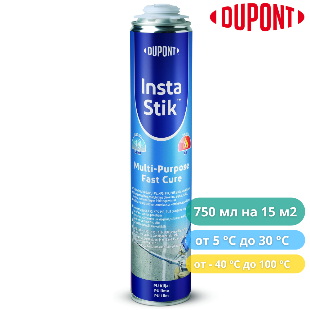 Клей-пена Tyvek DuPont Insta Stik универсальная 750 м (3600068) - фото 2