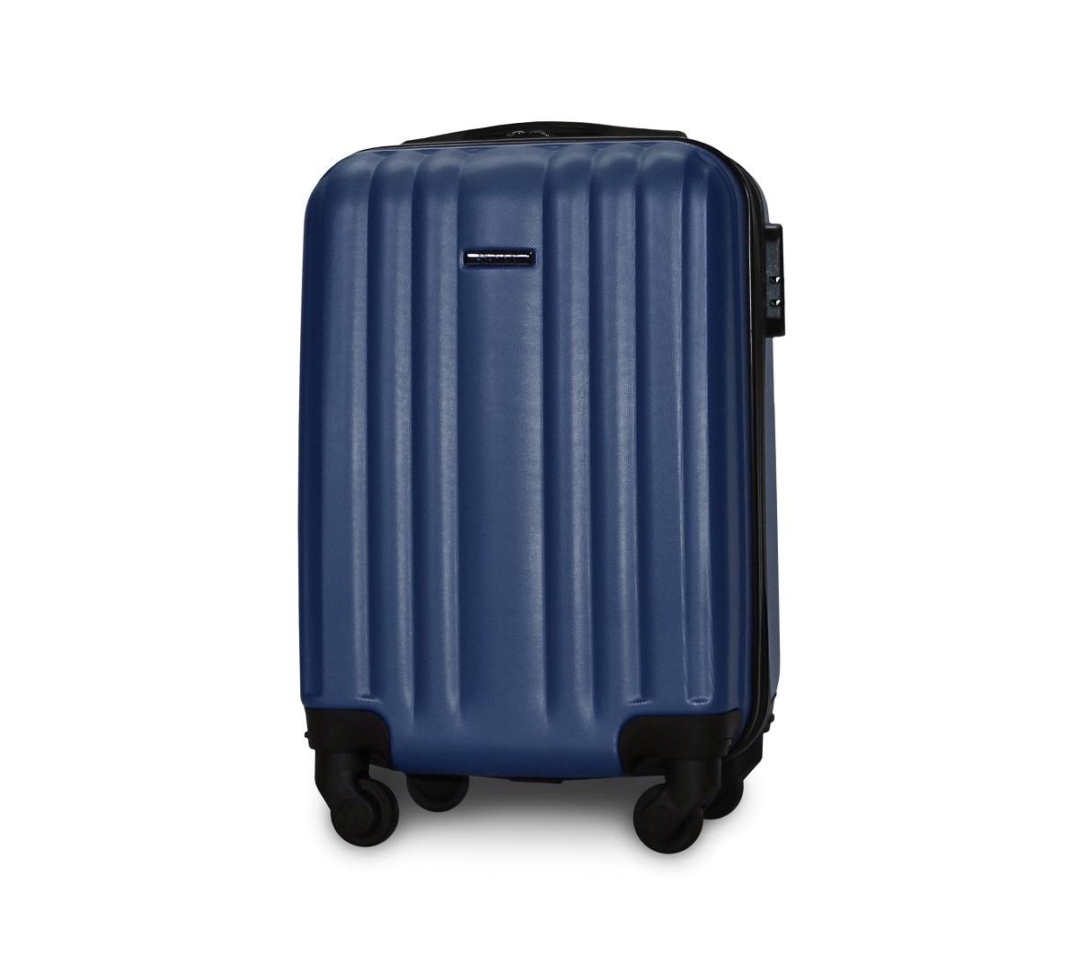 Чемодан Fly 614 мини для ручной клади 49х33х19 см 26 л на 4 колесах Темно-синий