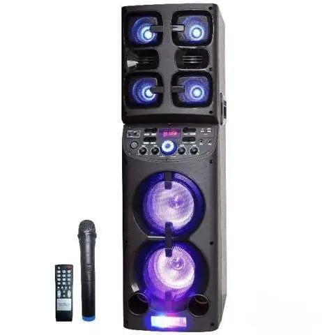 Портативная акустическая система Winso TD0655 с 2 микрофона пультом 2х6,5" 100 W (46b8df81)