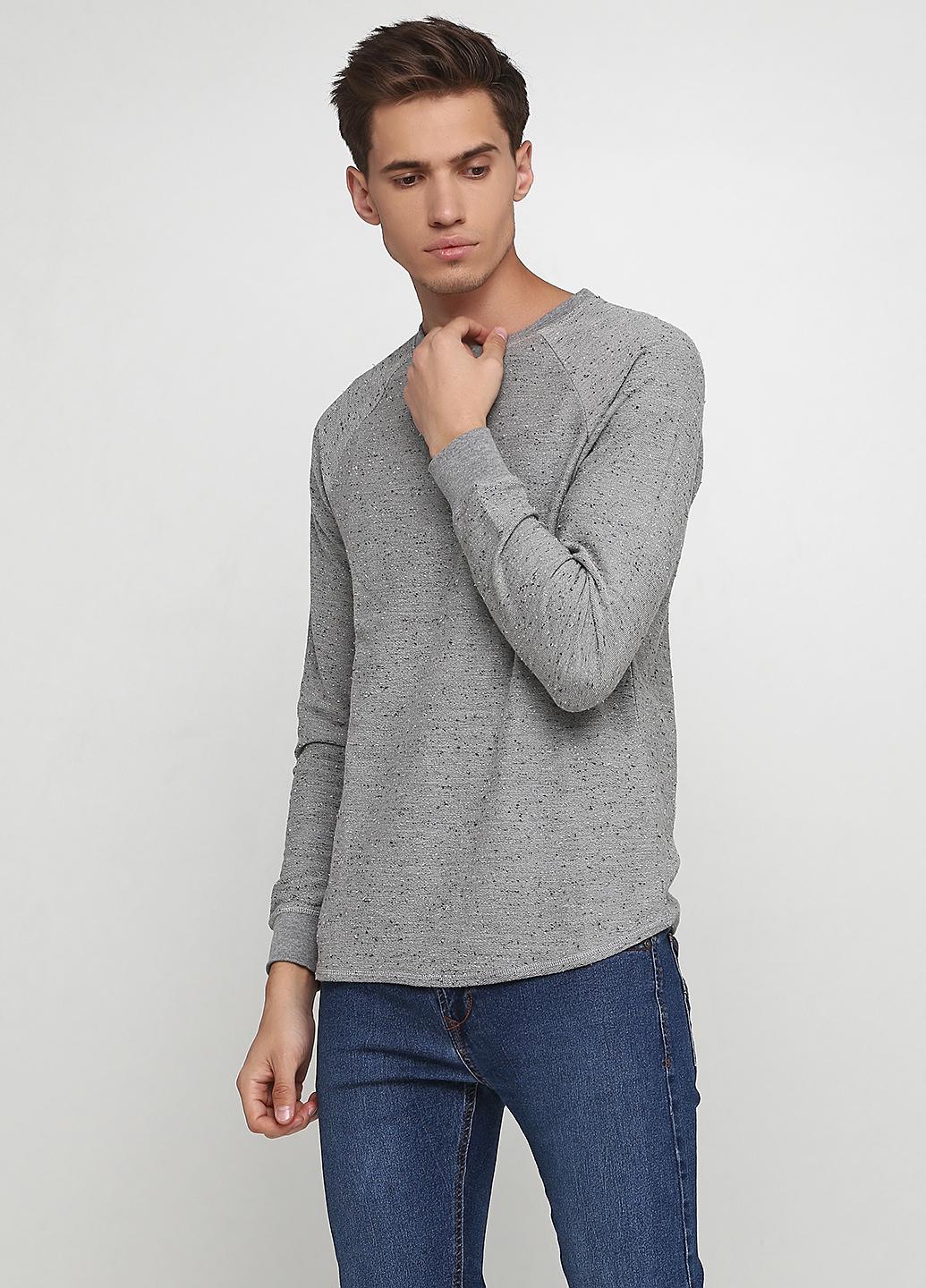 Джемпер H&M S Серый меланж (4581274)