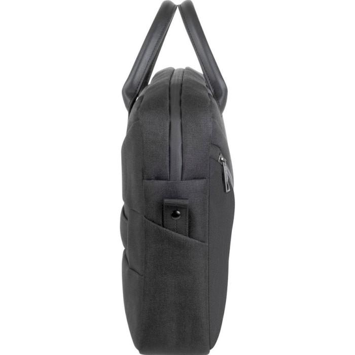 Сумка для ноутбука Rivacase Clark 8124 Polyester Zipper Black (25441752) - фото 4