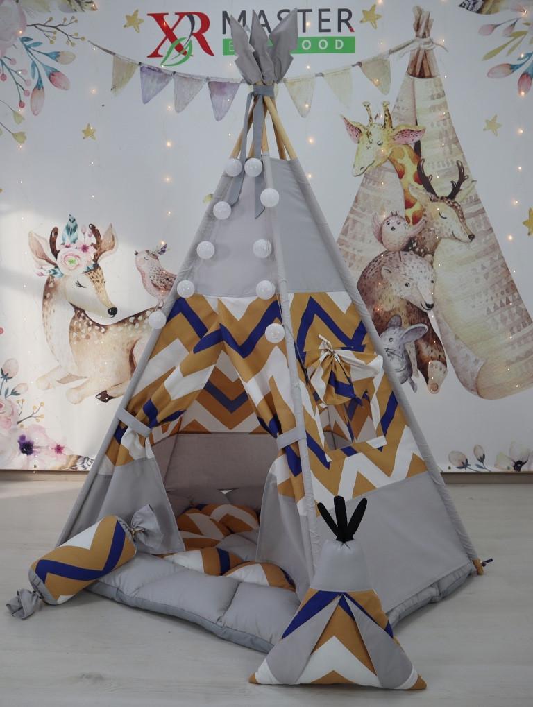 Вігвам для хлопчика Індіанець 5-гранний (0001678) - фото 2 Вігвам для хлопчика Індіанець 5-гранний (0001678) - фото 2