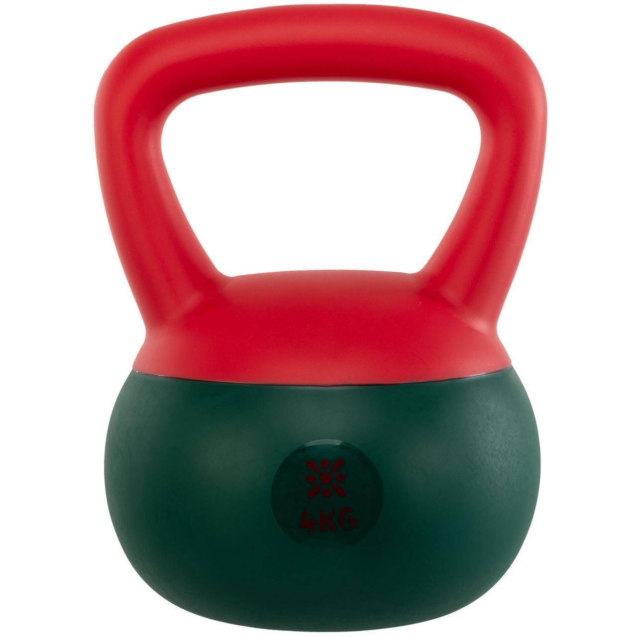 Гиря мягкая BLOOM SOFT KETTLEBELL LB7012-4 4 кг Красный/Зеленый (2532843900)