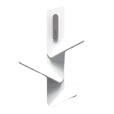 Крючок тройной Sonia Quick Flama 205х135х72 мм Белый матовый (188567)