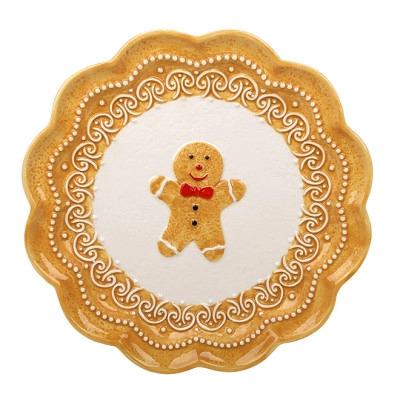 Блюдо керамическое Пряничный человечек 27,5 см (33811)