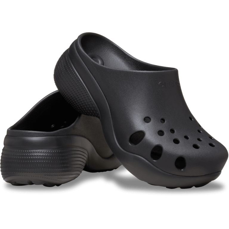 Крокси жіночі Crocs Aura Clog Platform р. 37-38 Чорний (22362)