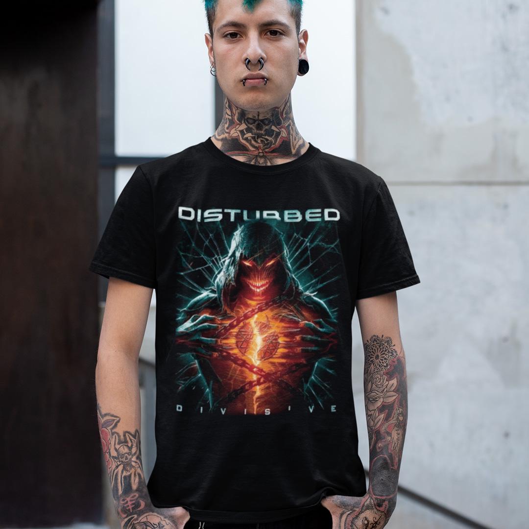 Футболка унисекс Disturbed Divisive S Черный (00000001105)