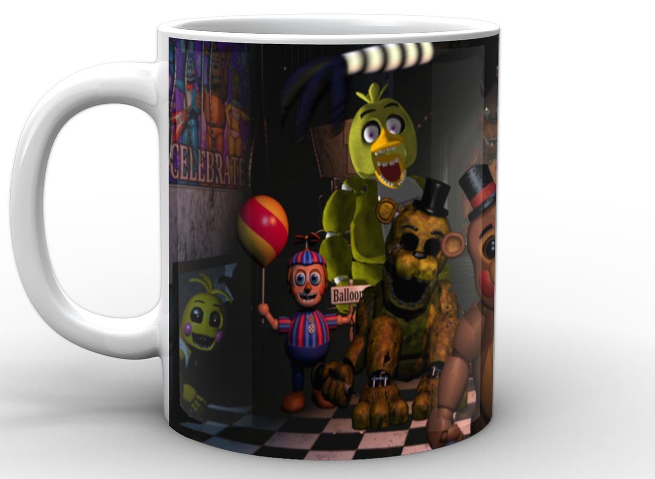 Чашка Five Nights At Freddys Пять ночей с Фредди постер FN.02.002.507