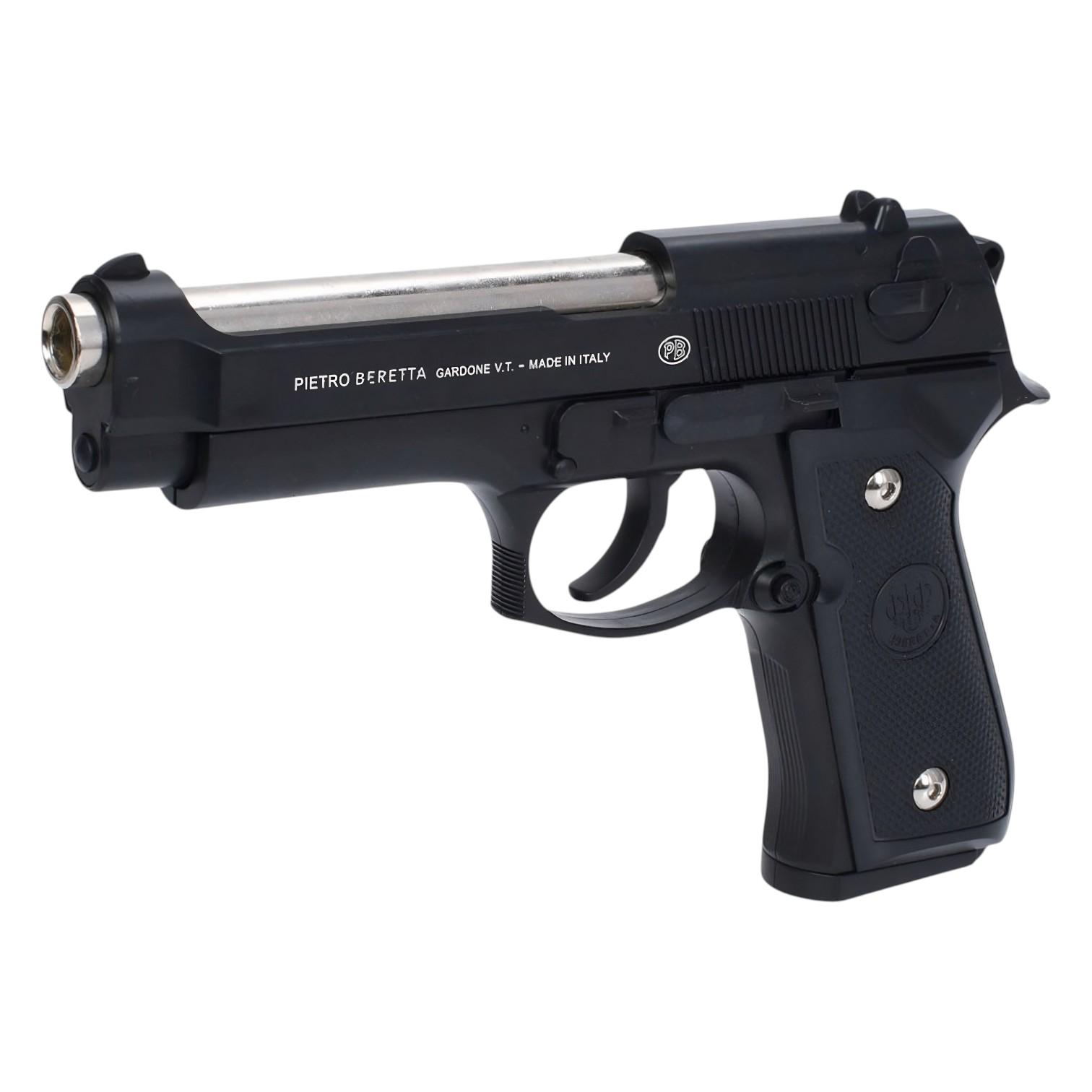 Игрушечный пистолет M92B с пластиковыми шарами 21,5 см Черный (34139320)