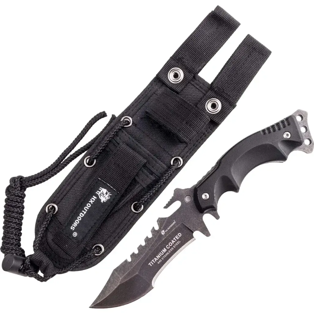 Ніж туристичний Handao Trident Outdoor Survival Knife D-123 Black