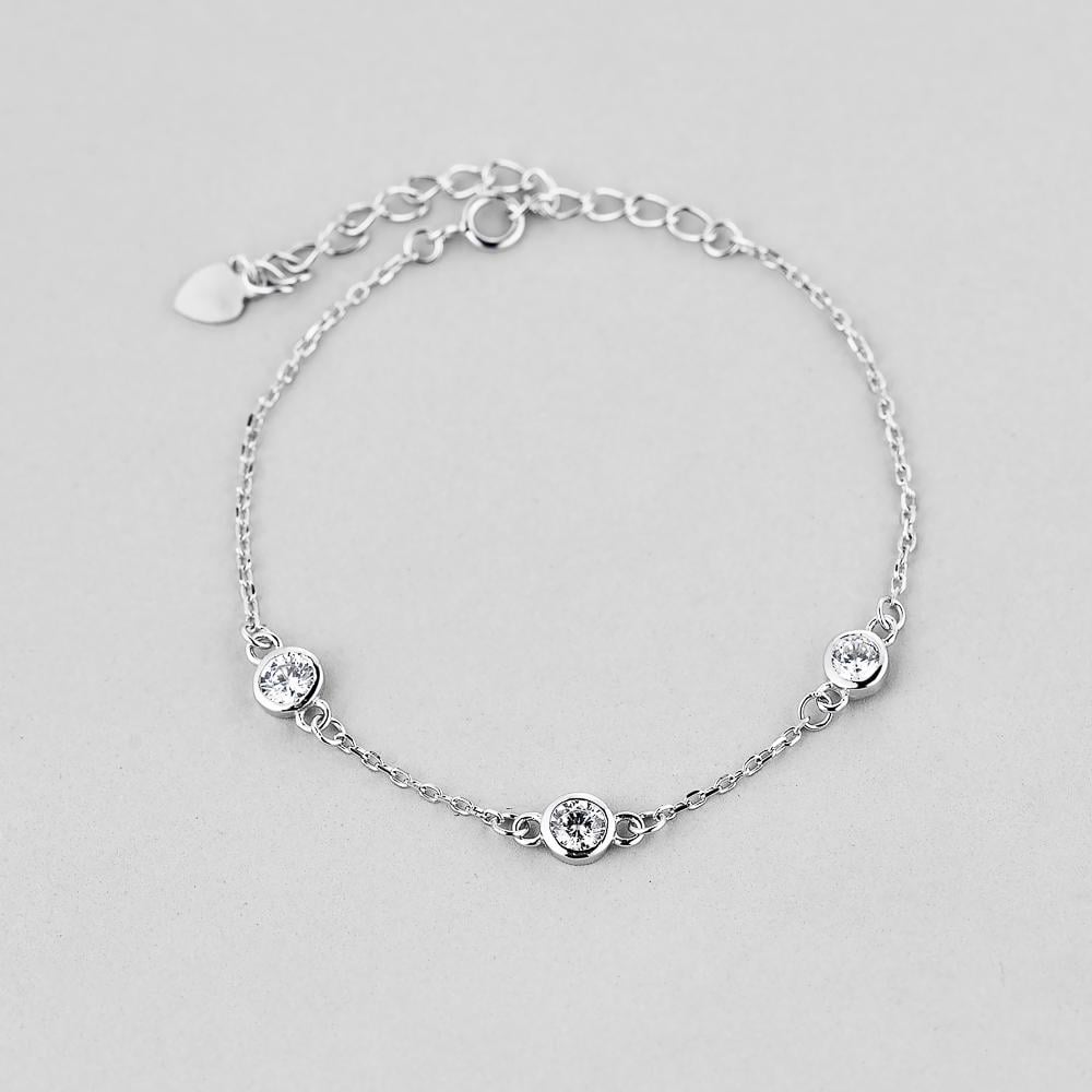 Браслет серебряный Minimal Нежное чувство (550140б)