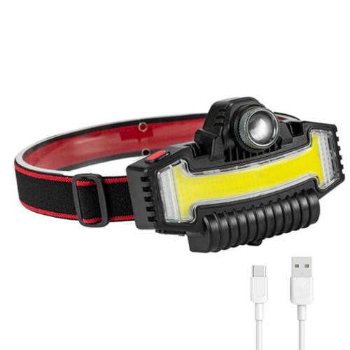 Фонарь налобный BL-W685-LTS+COB Li-Ion ЗУ Type-C BoxWhite/RGB (2259540034)