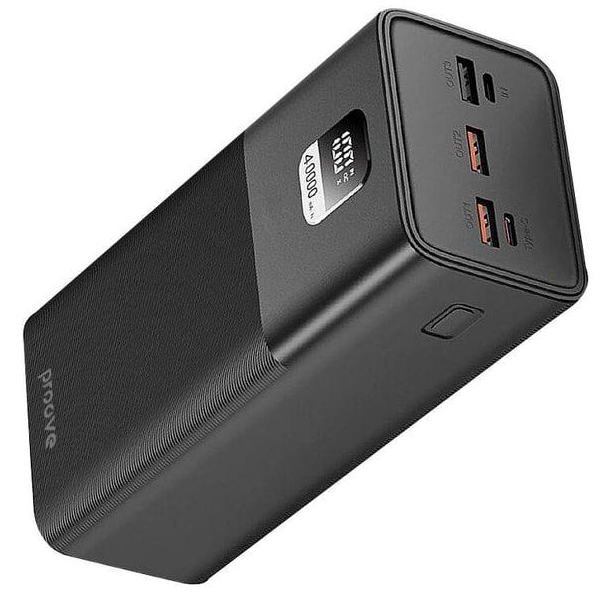 Повербанк для ноутбука Proove Giant 40000 mAh 100W 5 A зі швидкою зарядкою Black (000401) - фото 6