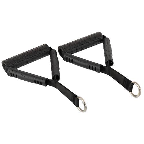 Ручки для тренажерів Record FI-4772 XTREME HANDLES 2 шт. 15х24 см Чорний (32809957)