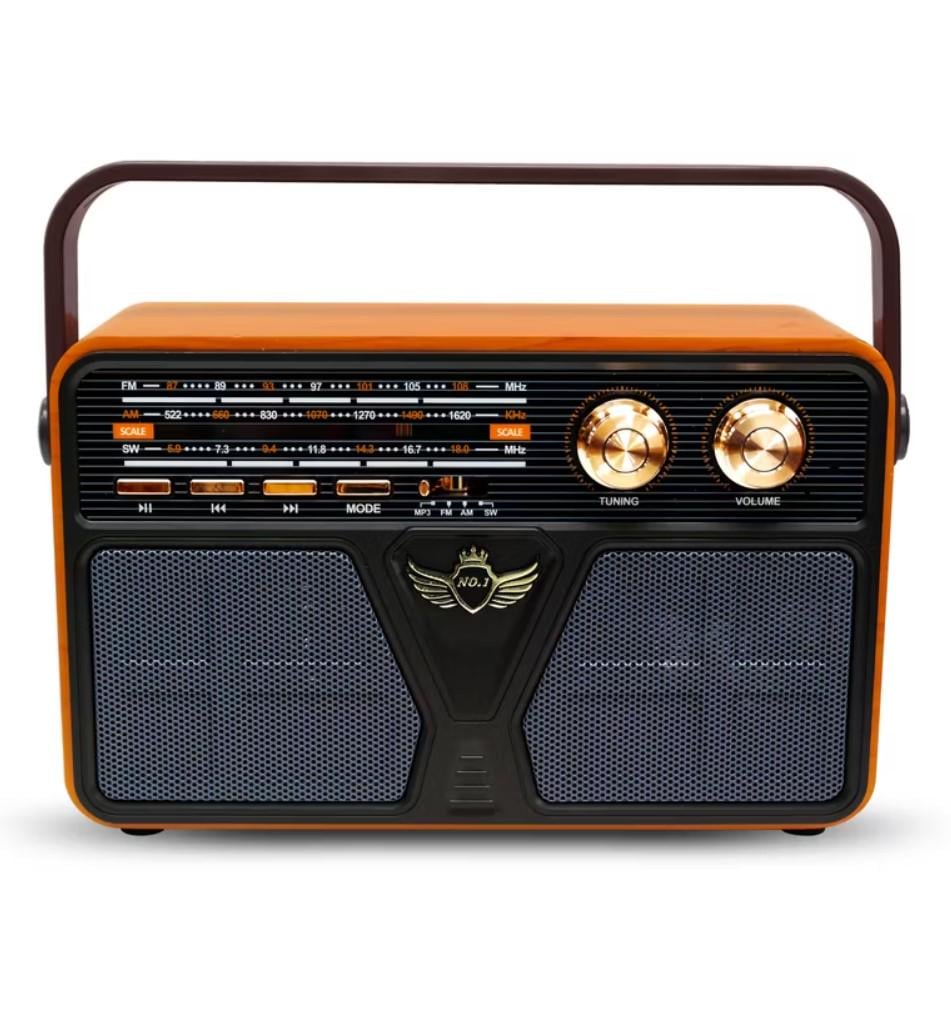 Радиоприемник Kemai MD-507 на аккумуляторе Черный (24385421)