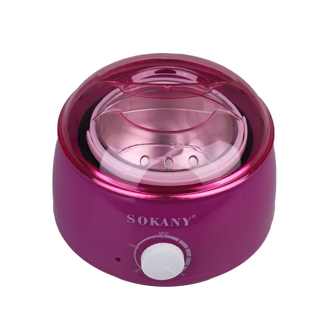 Воскоплав SOKANY SK-117 баночный с терморегулятором 500 мл Фиолетовый