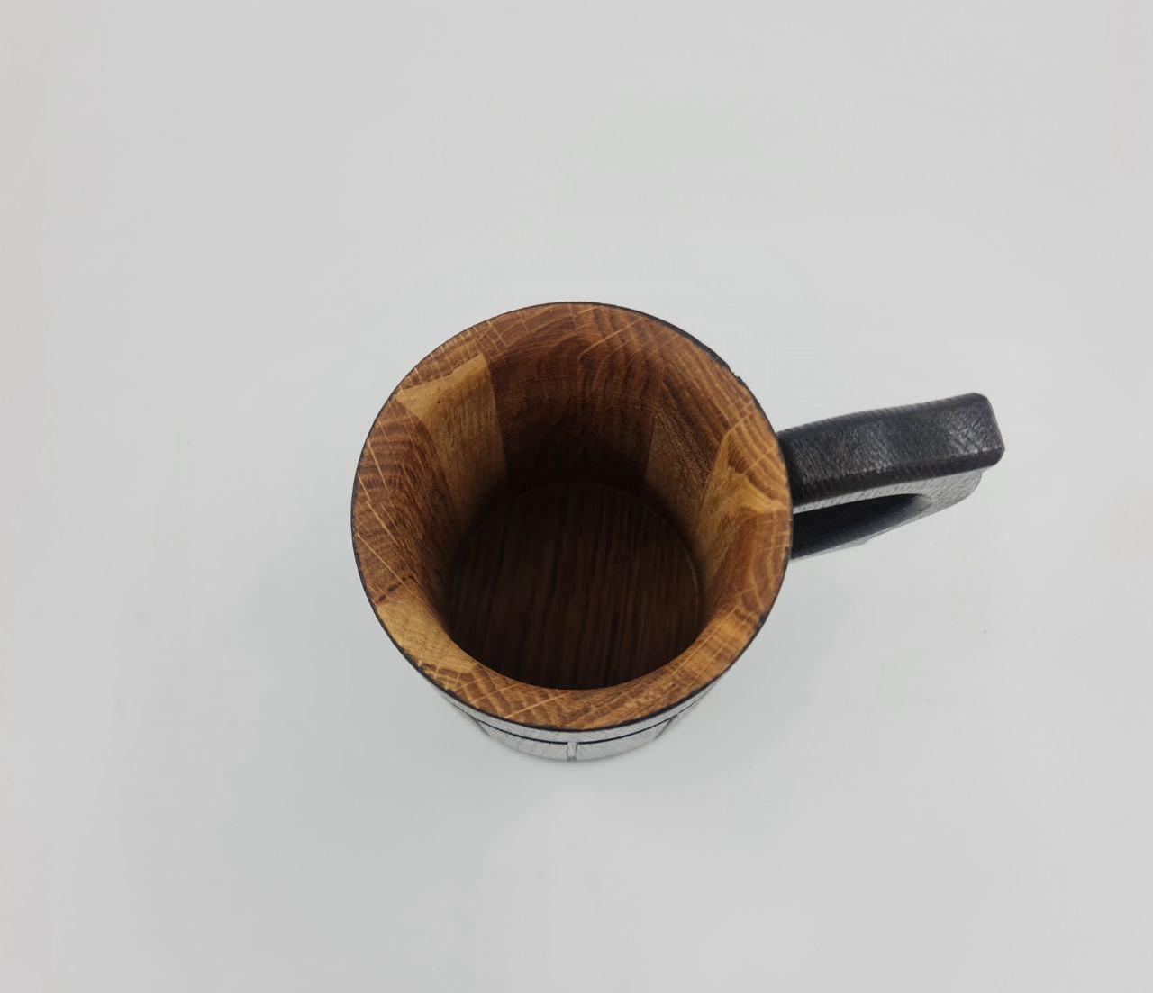 Бокал для пива з дерева 0,5 л Коричневий (28409995) - фото 2 Бокал для пива з дерева 0,5 л Коричневий (28409995) - фото 2