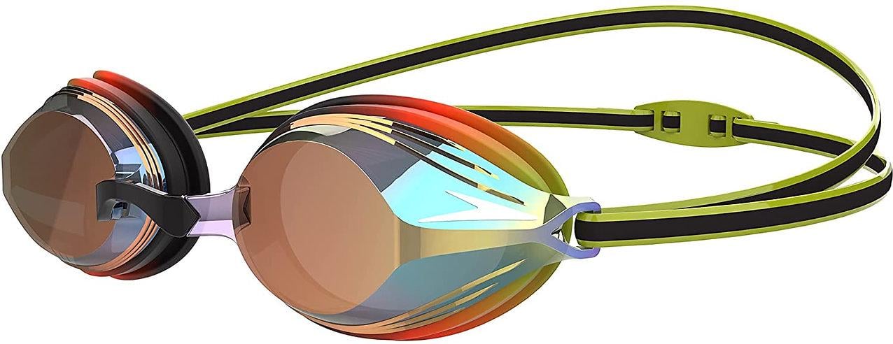 Очки для плавания детские Speedo VENGEANCE MIR GOG JU Black/Green OSFM Черный/Зеленый (38100425)