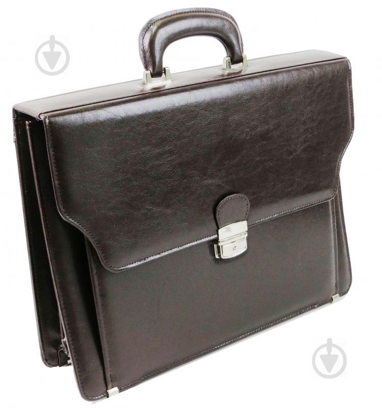 Портфель деловой из искусственной кожи JPB Коричневый (TE-69 brown)