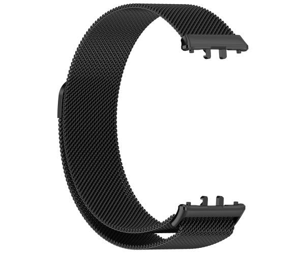 Ремешок металлический Milanese Magnetic для смарт-часов Samsung Galaxy Fit3 Черный Ремешок металлический Milanese Magnetic для смарт-часов Samsung Galaxy Fit3 Черный