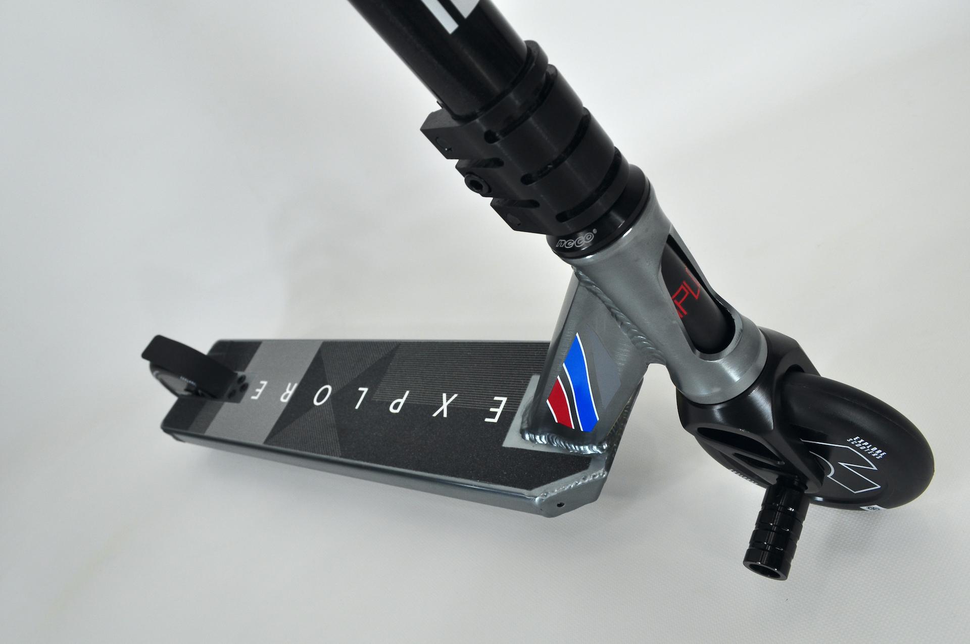 Самокат трюковий Explore Aston HIC + пеги Сірий - фото 9 Самокат трюковий Explore Aston HIC + пеги Сірий - фото 9