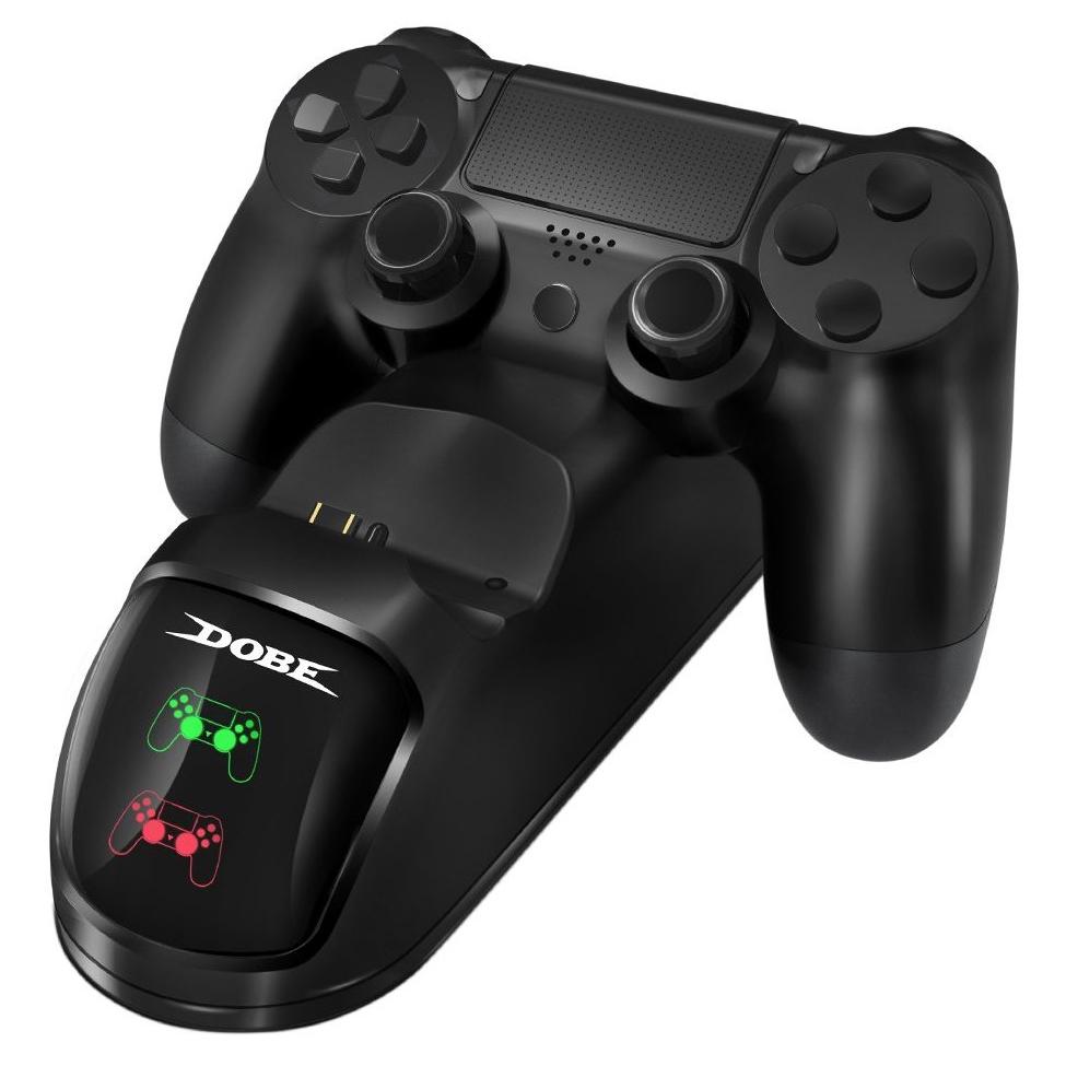 Док-станція Dobe для 2-х контролерів Dualshock Playstation PS4/PS4 Slim/PS4 Pro c LED індикаторами статусу зарядки (9393584) - фото 3