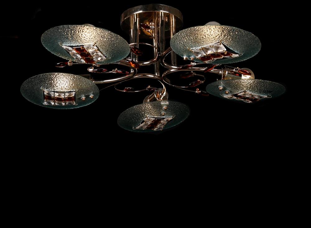 Люстра с плафонами Ray L86570/5 FGD (IR005908) Люстра с плафонами Ray L86570/5 FGD (IR005908)