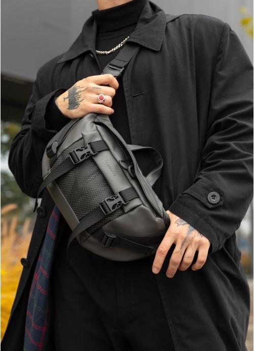 Поясная сумка мужская Sambag из экокожи Графитовый (859038721) Поясная сумка мужская Sambag из экокожи Графитовый (859038721)