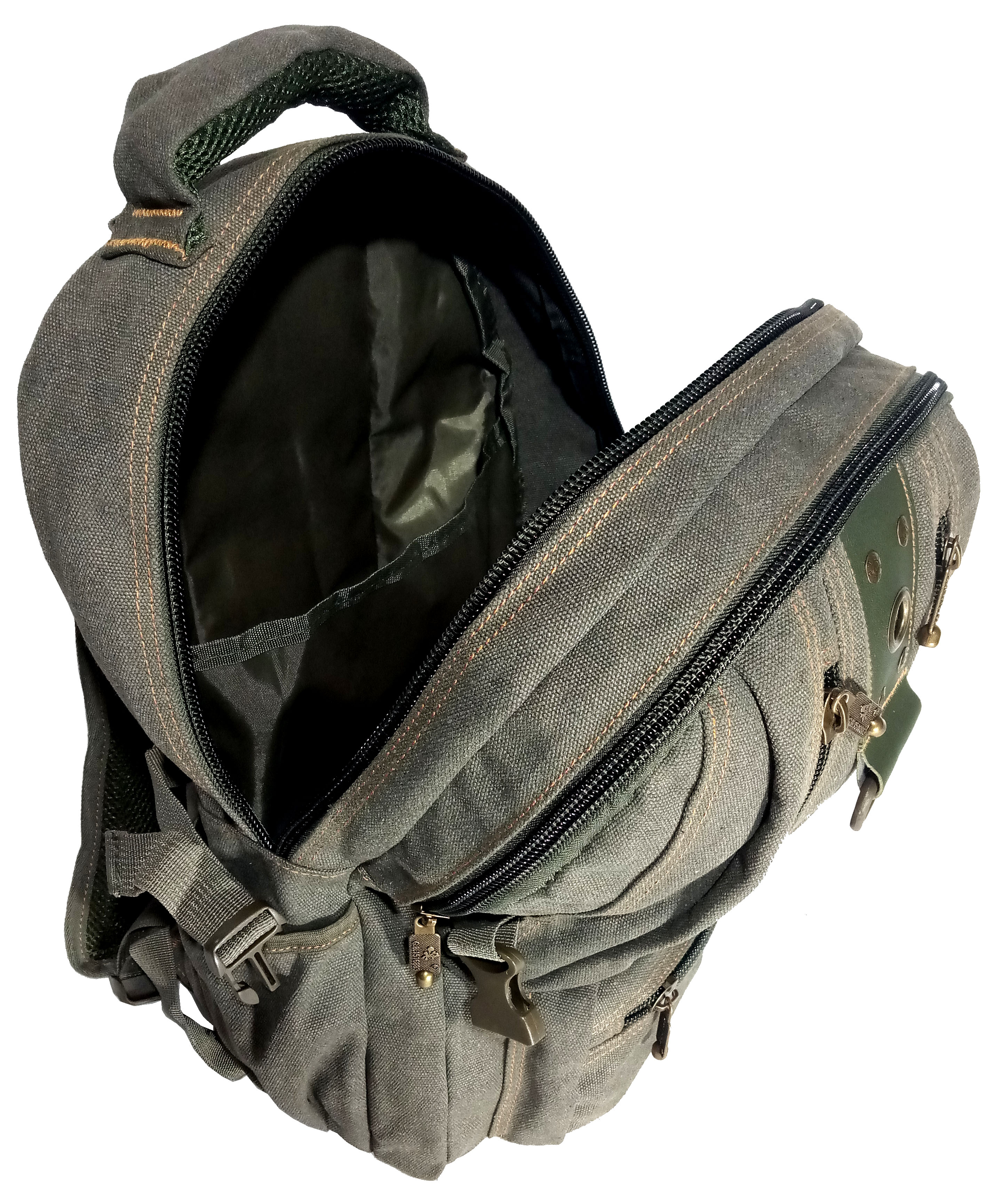 Рюкзак джинсовий Gold Be 1304 S 22 л Зелений - фото 5 Рюкзак джинсовий Gold Be 1304 S 22 л Зелений - фото 5