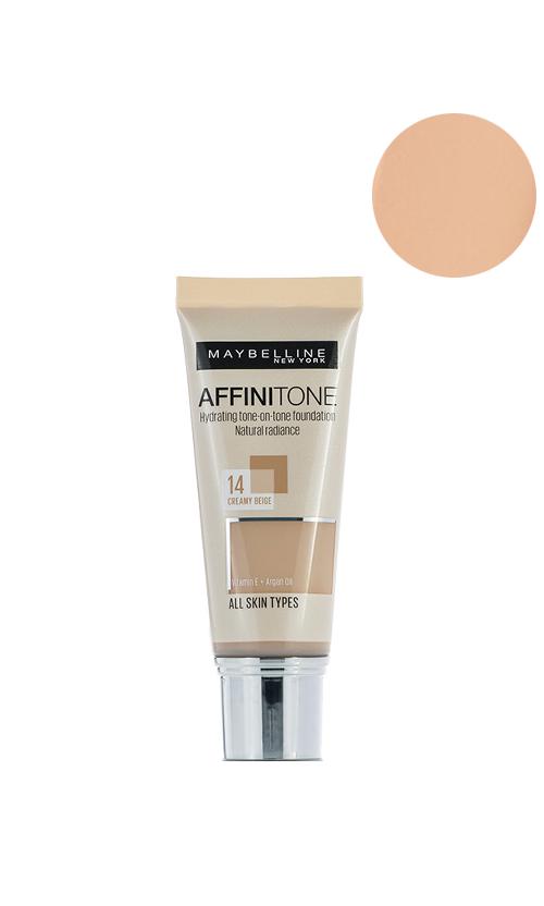 Тональний крем Maybelline New York Affinitone 14 Creamy Beige (1101)