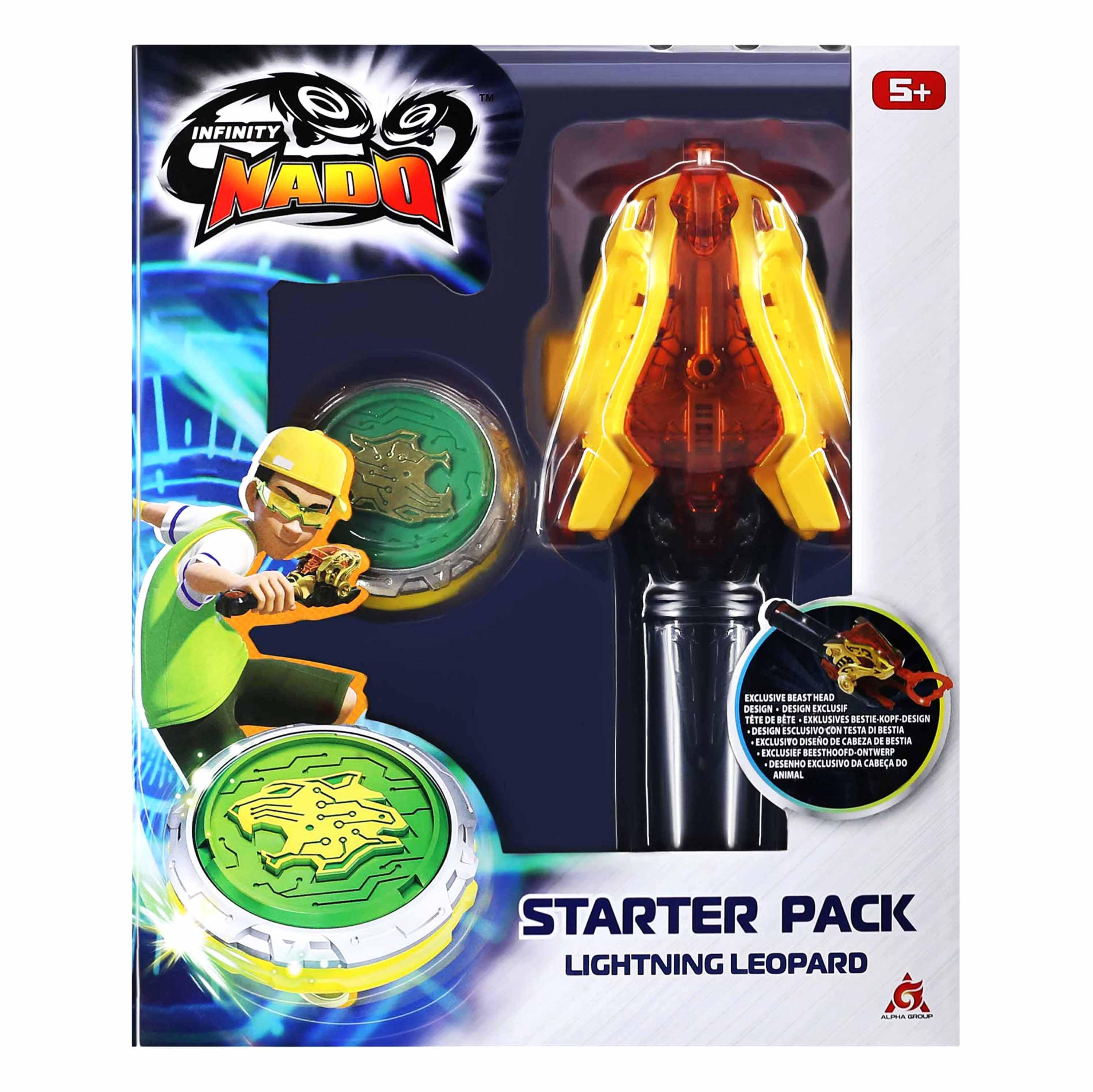 Волчок Infinity Nado VI Starter Pack Ослепительный Леопард (EU654114) - фото 7 Волчок Infinity Nado VI Starter Pack Ослепительный Леопард (EU654114) - фото 7