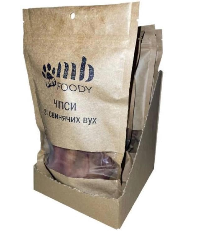 Лакомство для собак MB FOODY уши натуральная свинина 5 шт. 450 г