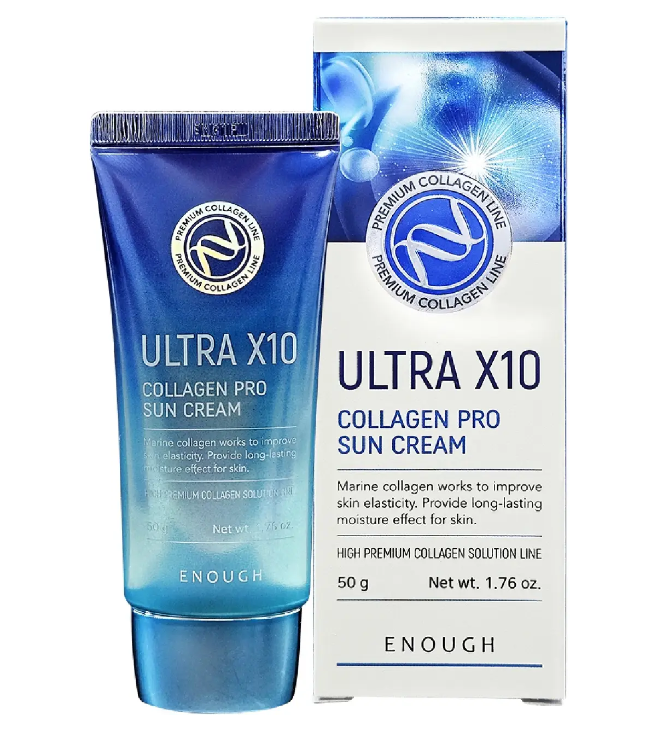 Крем солнцезащитный Enough Ultra X10 Collagen Pro Sun Cream 50 мл (2217397006)