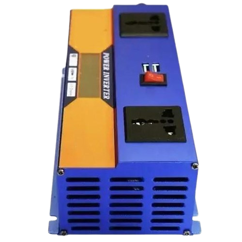 Автомобильный инвертор 12-220V 3500W Синий (MER-15398)