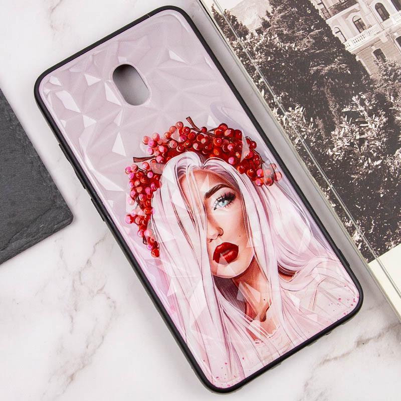 Противоударный TPU+PC чехол Prisma Ladies для Xiaomi Redmi 8a Ukrainian Girl - фото 4