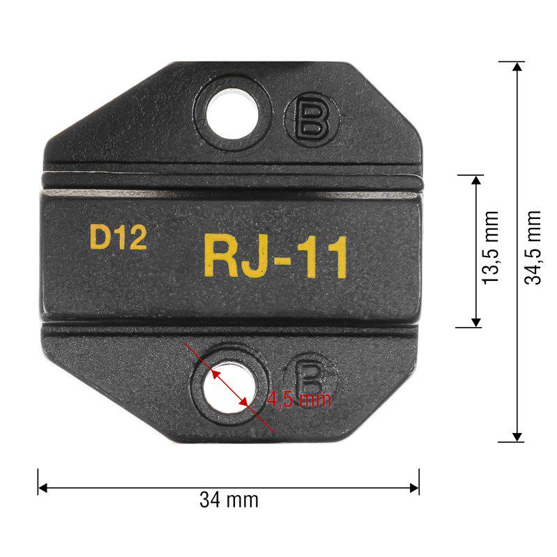 Матрица для кримпера Pro'sKit 1PK-3003D12 - фото 2